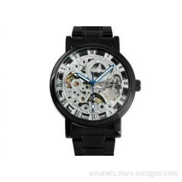 Skeleton Mens Gift Automatic Sport Watch Wrist , Hand Wind